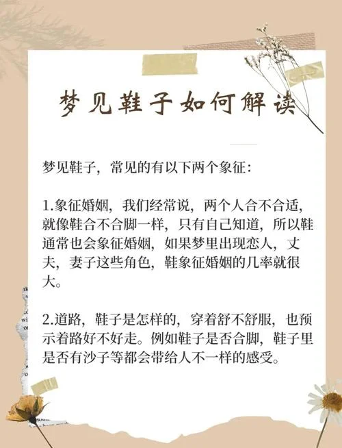 梦见鞋子丢了回去找_1