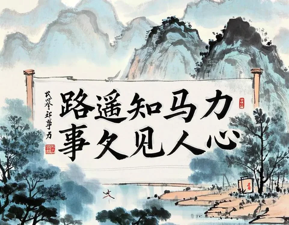 路遥知马力日久见人心出处_1