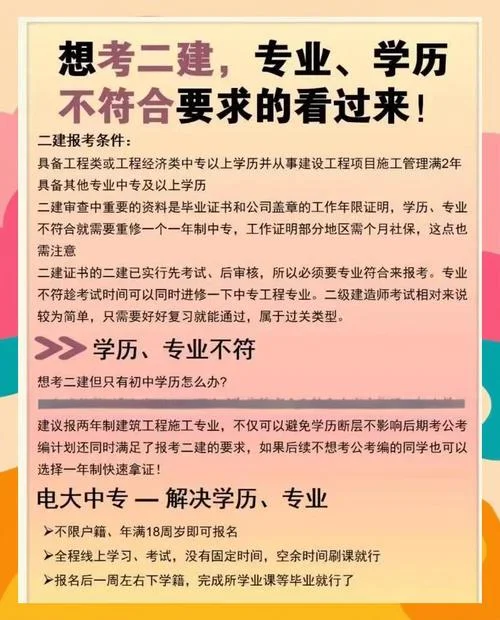 不满足二建报名条件_2