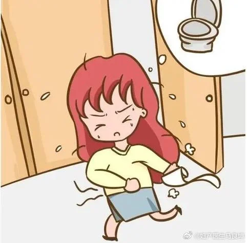梦见来大姨妈上厕所-梦经期如厕