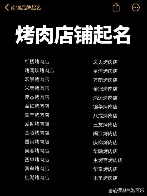 烤鱼店起名字_1