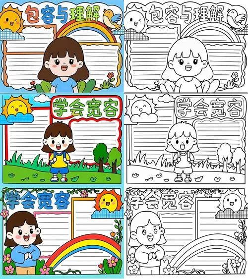 宽容的手抄报_1