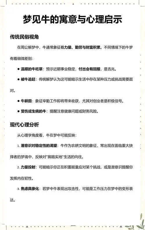 梦到牛追我自己_2