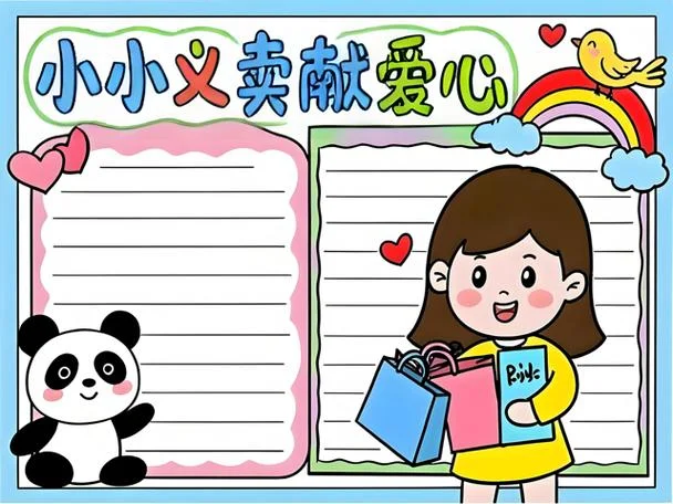 校园义卖手抄报_1