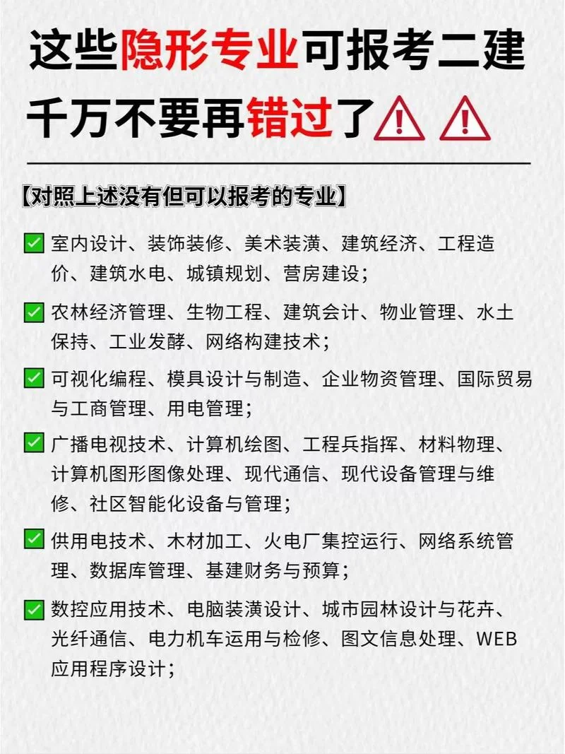 物业管理能报考二建吗-物业管理能考二建吗