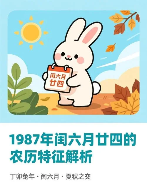 1987年闰六月是什么命-1987 闰六月命