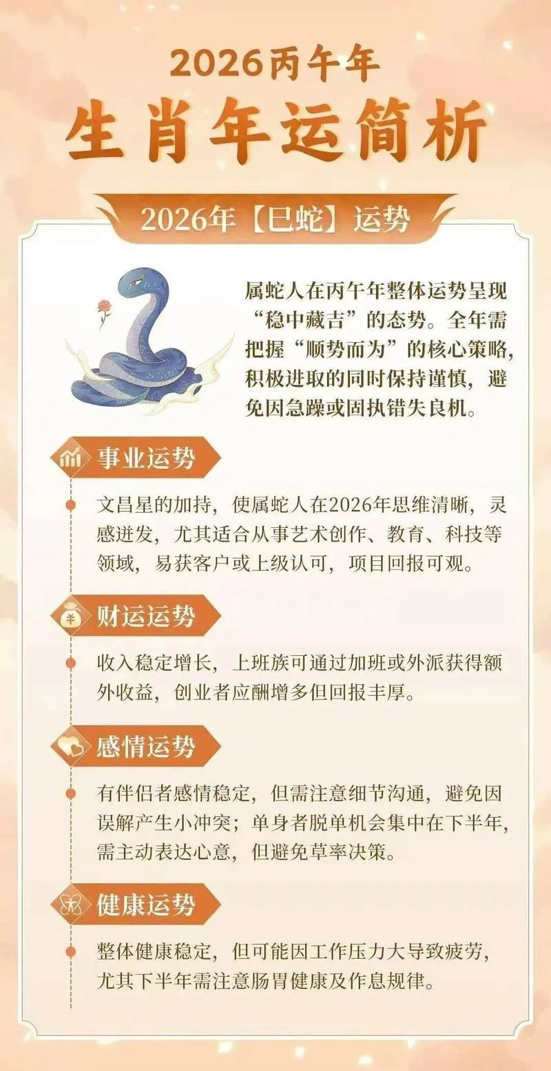 属蛇属兔2020年运势及运程_2