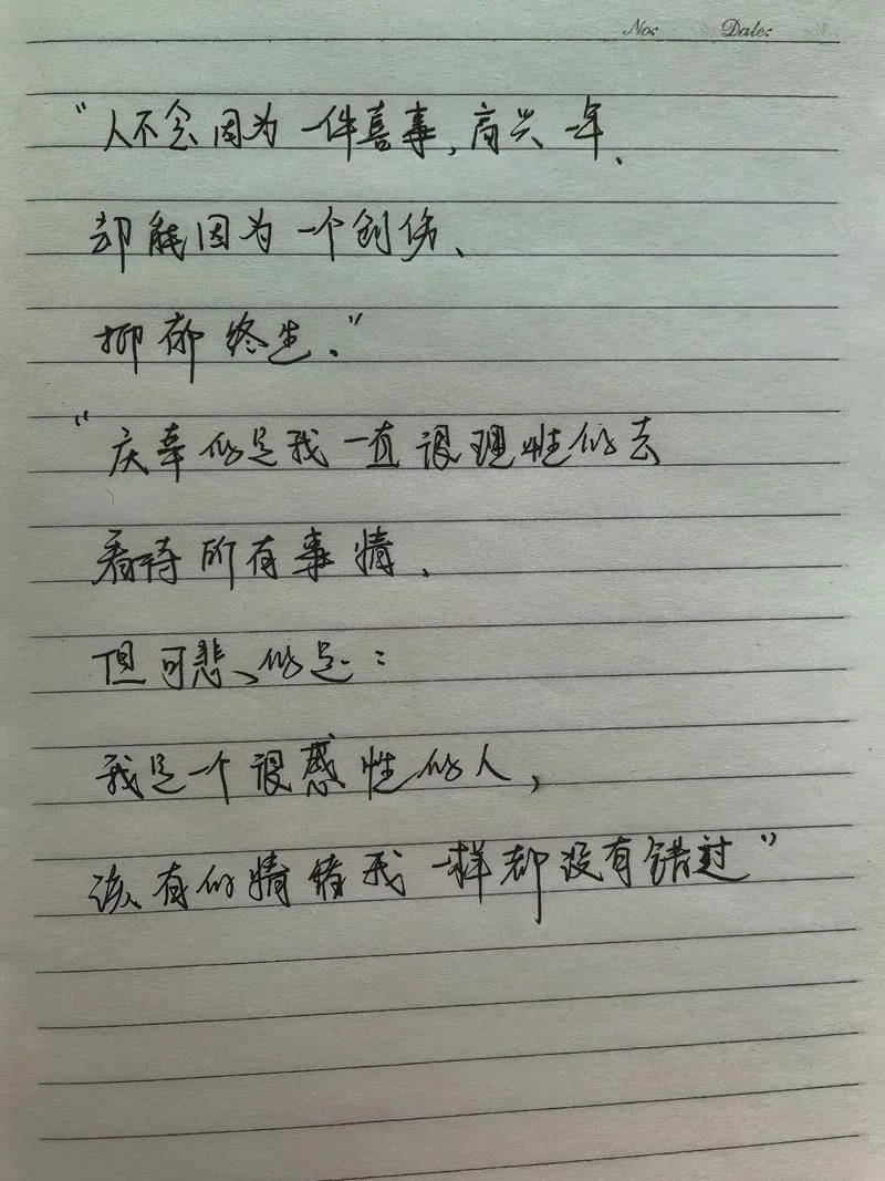 情感感悟经典句子一段_2