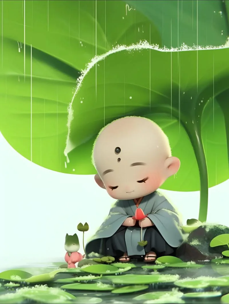 小和尚图片人生感悟_1