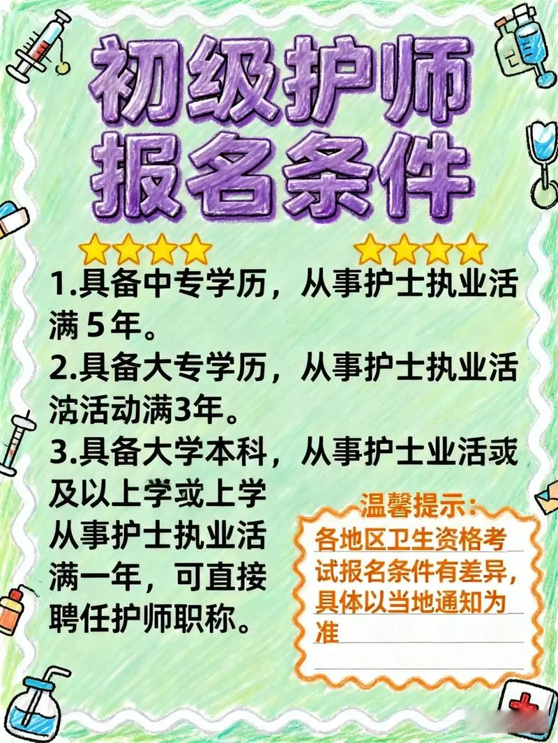 护师初级报名条件要求_2