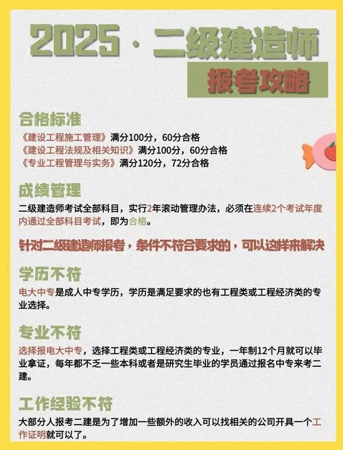 二建考试报考要求-二建报考资格