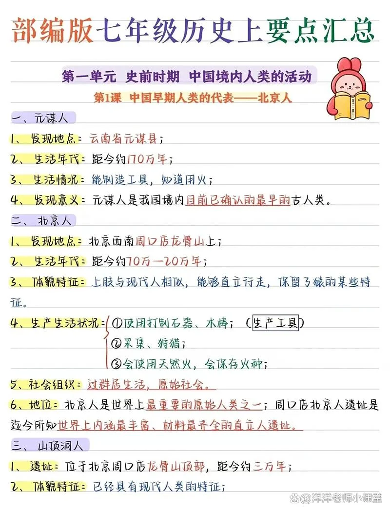 七年级历史学习的方法-七年级历史学法