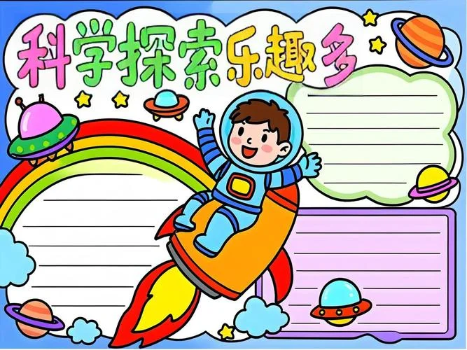 科普手抄报简单20字_1