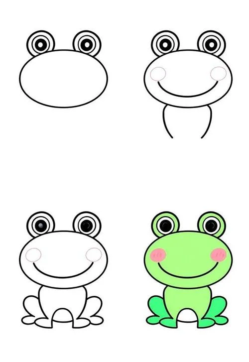 青蛙儿童简笔画_1