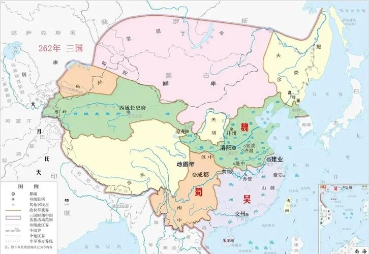 东汉历史地图-东汉疆域图