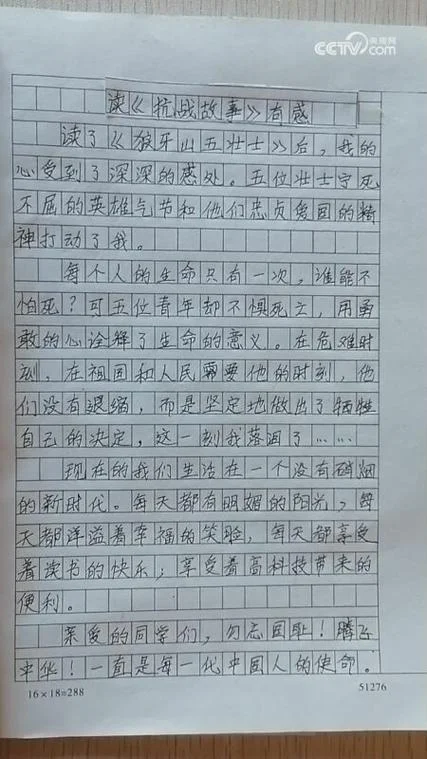 抗战历史故事的作文的标题-烽火岁月抗战史