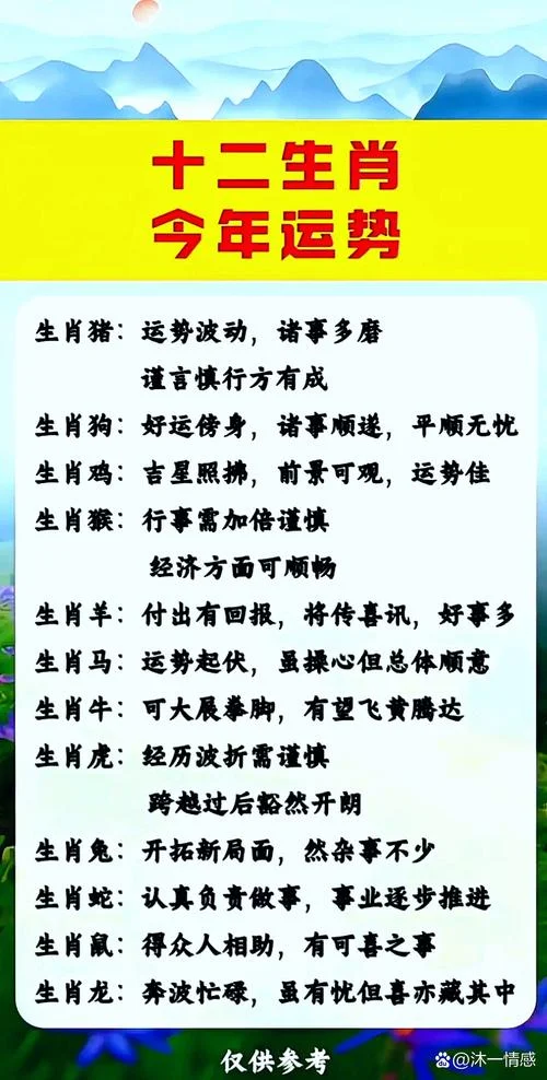 十二生肖全年运势如何-十二生肖全年运势