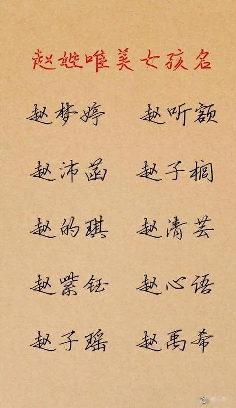 赵什么钰女孩起名_1