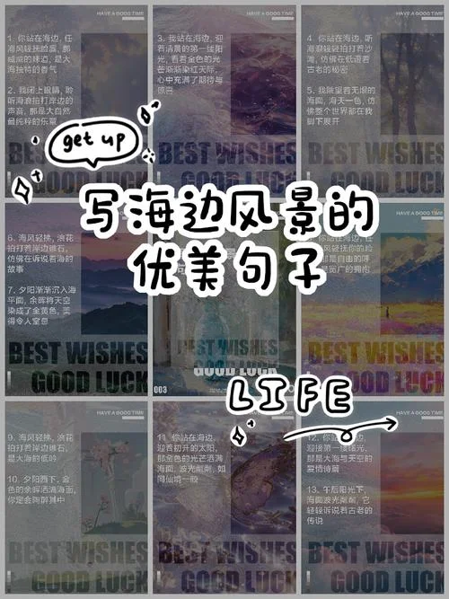 海边感悟心情十字短句_2
