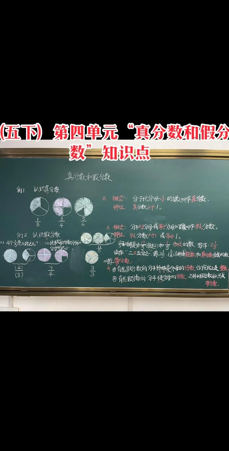 什么是真分数和假分数_1