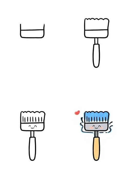 扫把的简笔画图_1