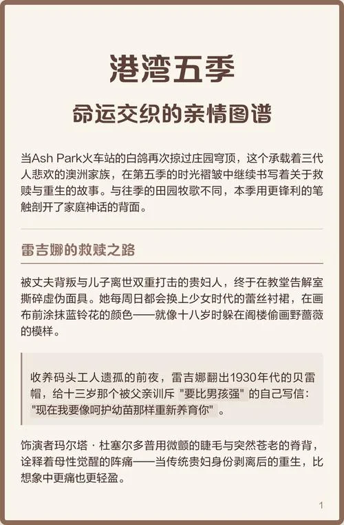 港湾第五季 分集剧情-分集剧情探看