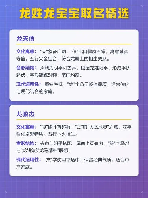 龙姓宝宝起名大全女孩_2