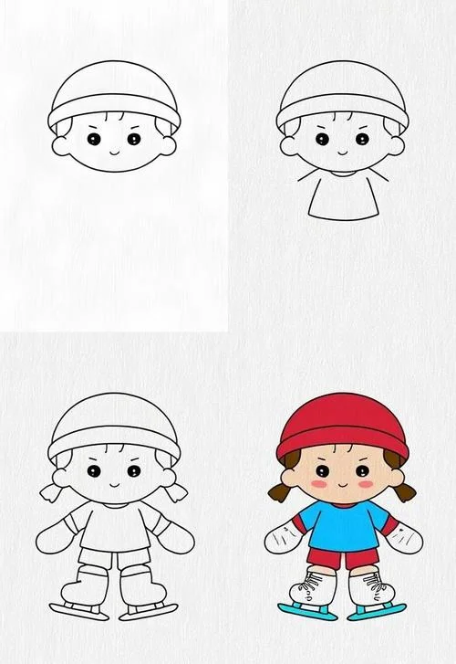 小朋友的简笔画_2