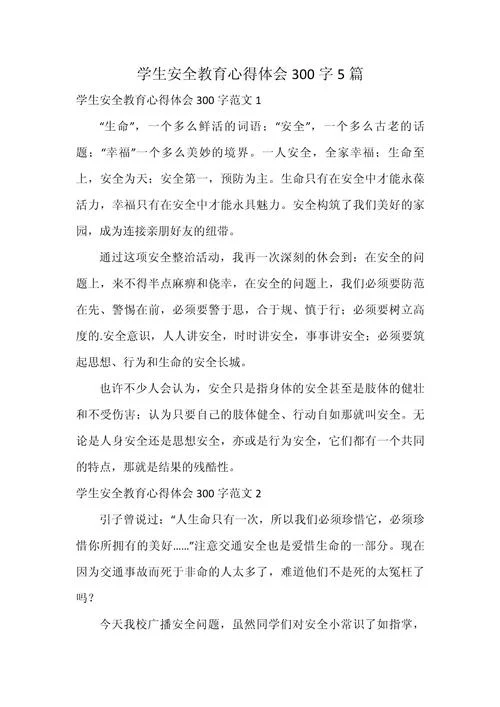 安全感悟体会一句话_1