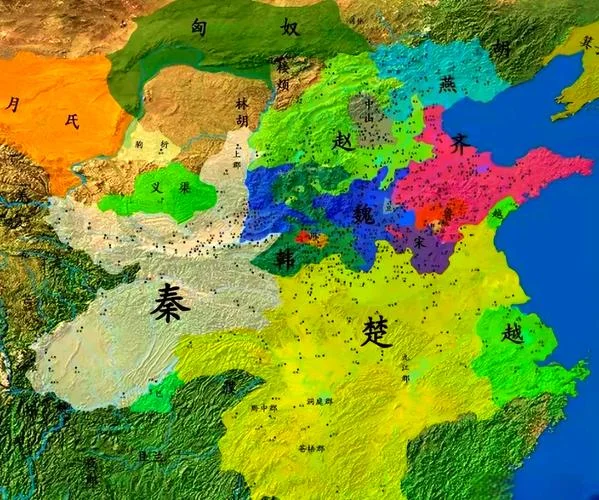 秦朝历史地图演变视频_1