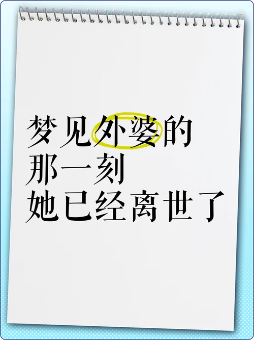 梦见和死去的婆婆说话_1