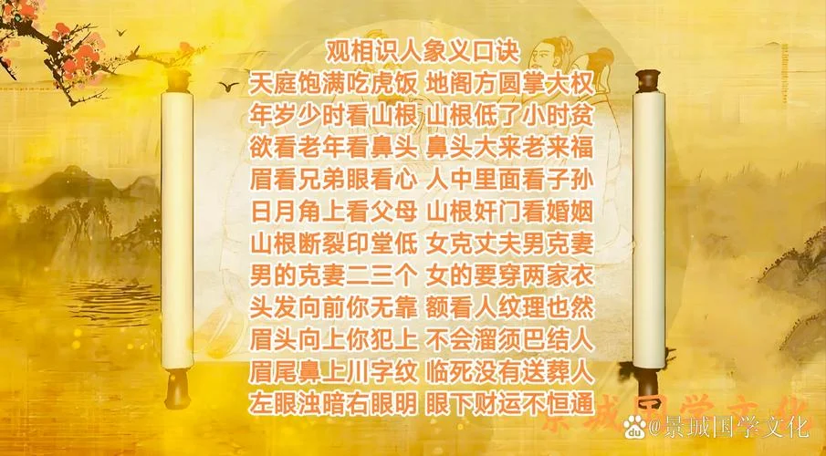 面相语录-面相语录精选