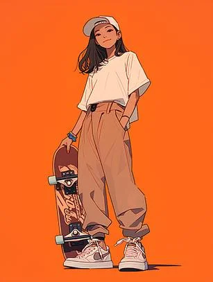 玩滑板的女生叫什么_1
