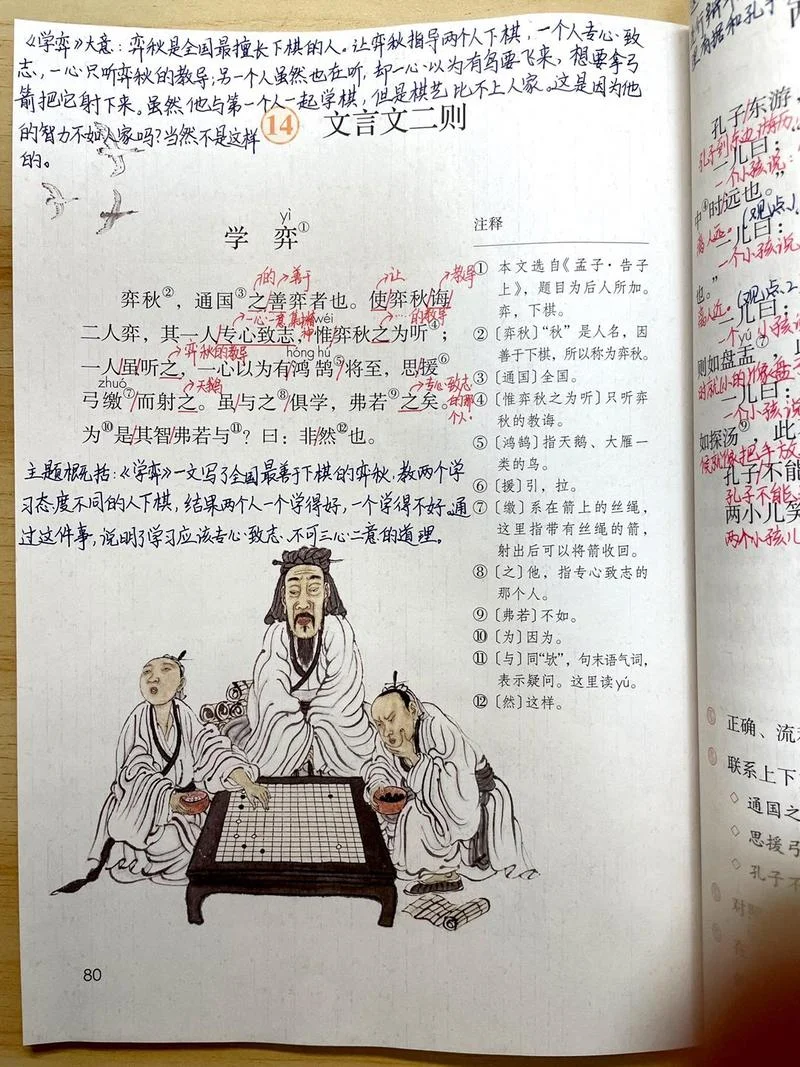 学弈的笔记怎么写-学弈笔记怎么写