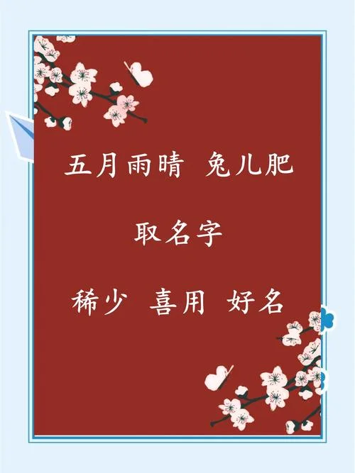 今年五月生女孩起名_2