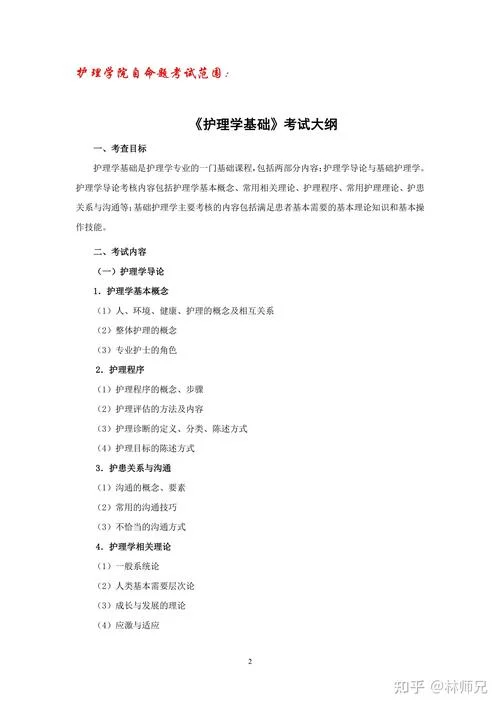 护理学考研需要考什么科目_2