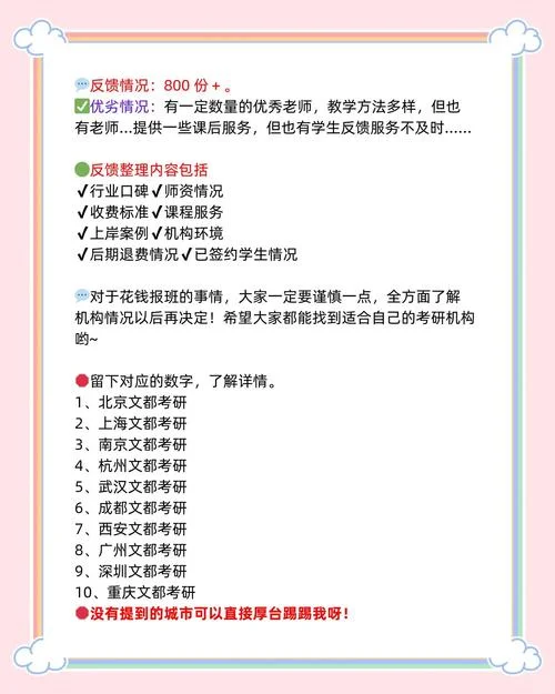 文都考研1对1价目表_2