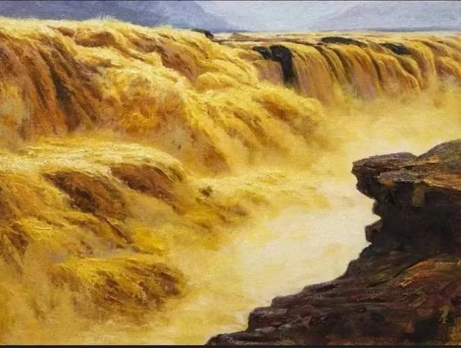 油画黄河的作者是谁_2