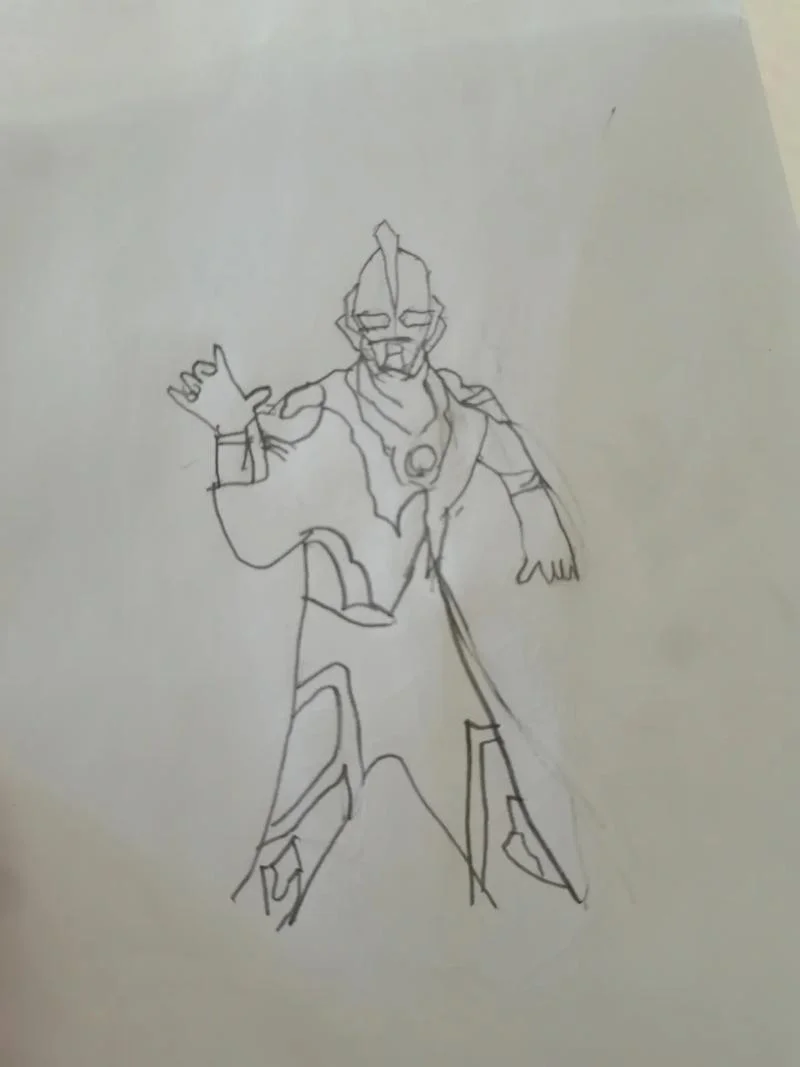 闪电贝利亚简笔画_1