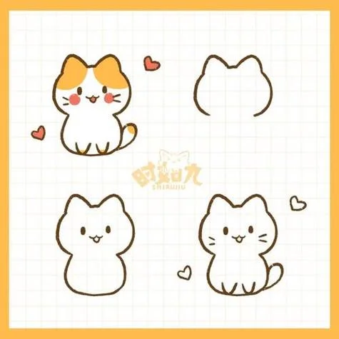 简笔画手帐图案_1