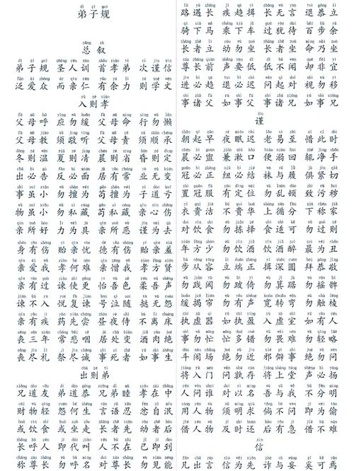 弟子规读物出处_1