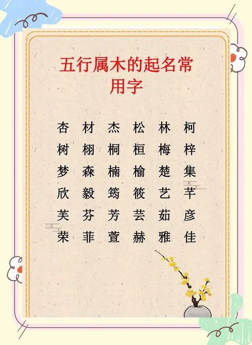郭姓男孩起名带木的字-郭姓男孩带木名