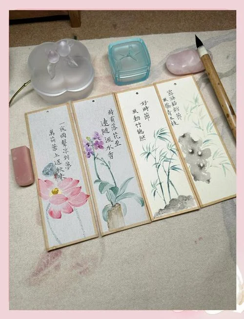 蝴蝶兰简笔画书签制作_1