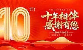祝福公司十周年的话_2