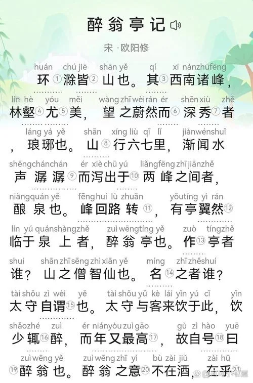 醉翁亭记与岳阳楼记对比感悟_1