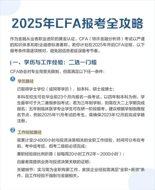 cfa报名流程及费用-CFA 报名流程与费用
