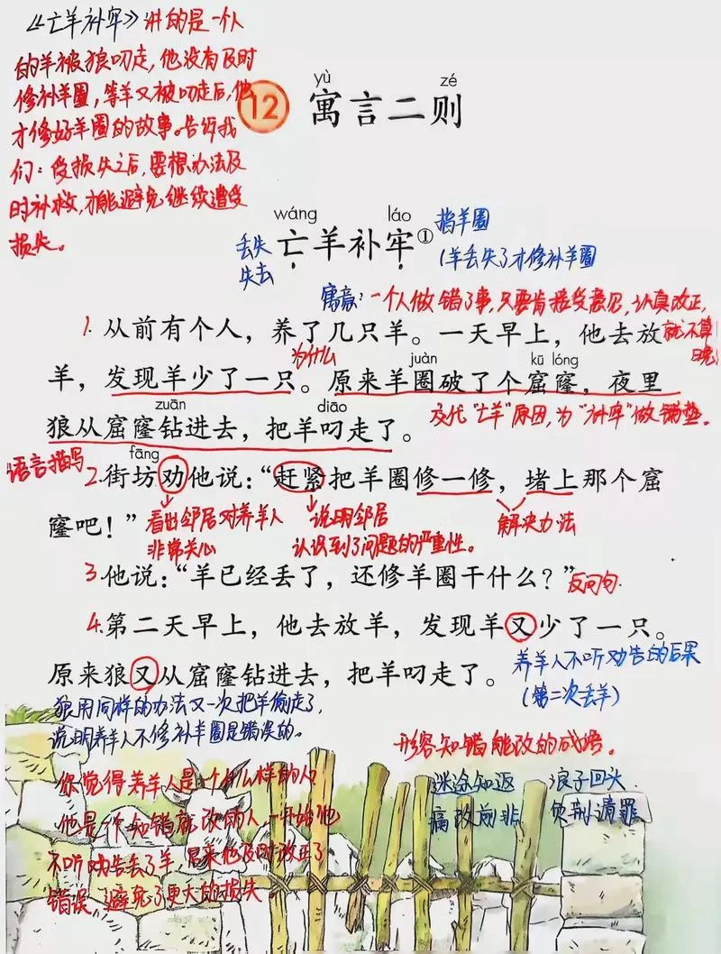 亡羊补牢用故事说道理_1