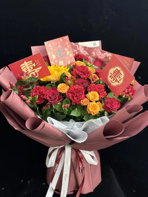 晚辈送长辈鲜花该送什么花_2