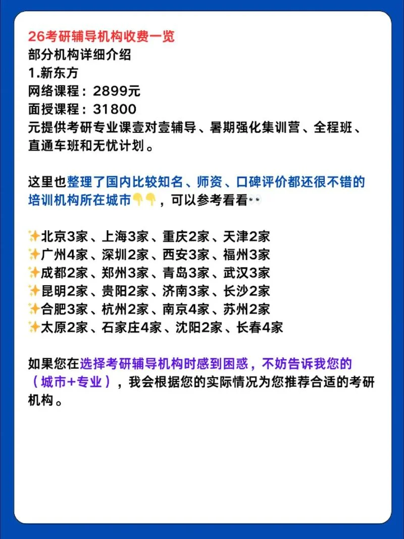 考研培训辅导班学费-考研辅导学费