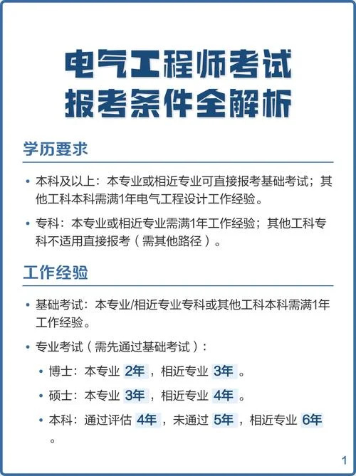 电气工程师师报考条件_2